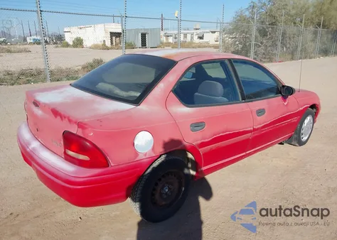 1999 Dodge Neon Highline z USA, uszkodzony, nr VIN 1B3ES47CXXD151939